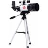 WATIIFUFU Telescopio Astronomico Professionale per 70mm 150x con Treppiede e Clip per Telefono in Lega di Alluminio per Osservazione Celeste