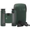 SWAROVSKI OPTIK - Binocolo tascabile 8 x 25 CL con oculari avvitabili e ampio campo visivo (verde, borsa da campo naturale)