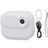 EIMSOAH Action Camera Portatile, 1080P HD 12MP, Schermo da 0,96 Pollici, Dimensione Pollice Magnetico, Trasferimento Dati USB C, per Ciclismo, Viaggi, Sport, Vlogging, Campeggio (Bianca)