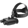 NGBFF Visore Notturno, NV8000 Occhiali for la visione notturna 3D IR 1080p HD a infrarossi NV Binoculare Naked Eye Digital 3D Helmet Oculare Head Mount Darkness,per birdwatching, sport all'aria aperta, via