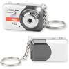 Garsent Mini Fotocamera, Fotocamera per Pollice, Fotocamera Portatile, Supporto Rilevamento Movimento, Connessione USB 2.0 Ad Alta velocità, Supporto Funzione di Registrazione Separata (Grigio argento)