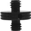 NovelGoal Adattatore da maschio a femmina da 1/4 a 3/8, adattatore convertitore per fotocamera DSLR, monitor, gabbia, treppiede, accessori per luce (1/4 maschio a maschio)