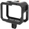 Generico Compatibile con GoPro Hero 9/10/11/12/13 Nero - Gabbia di raffreddamento sagomata in alluminio con doppi supporti Cold Shoe