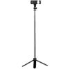 Lckiioy Supporto telescopico per treppiede selfie stick con Bluetooth e treppiede per dispositivi e Android