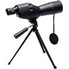 SweAtz Telescopio monoculare ad alta potenza 20x60 Cannocchiale portatile compatto Cannocchiale impermeabile con treppiede per l'escursionismo di birdwatching