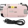 SHEHUALI Videocamera, 2.4 Inch HD Camera D90 1080P 16MP Digital Camera 2.4 Inch Rotatable Screen Camcorder 16X Zoom HD Video Recorder with Fill Light(B1)