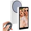 Bexdug Monitor Fotocamera Posteriore | Monitor Selfie Senza Fili con Registrazione | Portatili per Smartphone Registrazione Vlogging e Foto per Casa Viaggio Interni ed Esterni