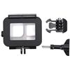 HEEPDD Custodia Subacquea per Fotocamera Action Camera per 8 Black, Impermeabile 60 M, Vetro Ad Alta Trasmissione, Materiale PC, 132 G per 8 Black, Impermeabile 60 M, Alta