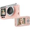 NUEAYMS Fotocamera fotografica da 80 Rilevamento automatico della scena portatile Acquisizione istantanea della batteria estesa Action camera da 750 mAh