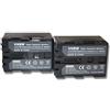 vhbw 2 x batteria vhbw 2000mAh compatibile con fotocamera videocamera Sony Video Walkman DCR-TRV250, DCR-TRV27, DCR-TRV270, DCR-TRV30, DCR-TRV33