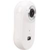 Acouto 1080p per la Fotocamera per Cani per Cani per Cani per Cani da Gatto con Cingollo di Memoria da 128 G Cinghia Regolabile per le Riprese della Vista in Prima (WHITE)