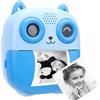 LICAEVEY Fotocamera di Stampa Istantanea per Bambini, Fotocamera Istantanea da 1080p Stampa Termica Senza Inchiostro, Fotocamera Digitale con Stampa Portatile per 3 4 5 6 7 8 9 10 Ragazzi