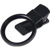 FEICHAO Clip per obiettivo della fotocamera del telefono, filettatura in metallo, 52 mm, UV CPL ND filtro a stella (solo clip, foro rotondo)