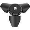 YPBEW Supporto per fotocamera in alluminio Meccanismo di apertura/chiusura istantanea, adattatore filettato da 1/4 di pollice, base per treppiede, apertura automatica/chiusura
