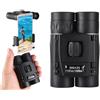 Generico Binocolo potente per adulti,Binocolo per adulti ad alta potenza - Binocolo tascabile per birdwatching 500x25,Binocolo portatile per bambini, binocolo pieghevole per adulti e bambini per il bir