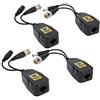 Cryfokt Ricetrasmettitore Video Balun Trasmettitore di Potenza HD 4 Pezzi di Piccole Dimensioni per Telecamere di Sicurezza CCTV