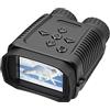 STRAFBRG Ambito di visione notturna, NV8000 Occhiali for la visione notturna 3D IR 1080p HD a infrarossi NV Binoculare Naked Eye Digital 3D Helmet Oculare Head Mount Darkness Ricerca all'aperto di osservazione
