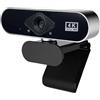 JOJIDE Webcam USB 4K, messa a fuoco automatica da 8 MP, plug & play con adattatore di tipo C e treppiede for streaming, chiamate con zoom, creazione di contenuti(B02-4K webcam)