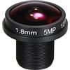 LAOJIA Obiettivo Fisheye 1.8mm HD 5.0 Megapixel IR M12 Mount 1/2.5F2.0 Per Telecamera IP CCTV Angolo di visione 180 gradi Obiettivo panoramico Telecamera TVCC
