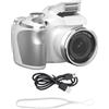 Camnoon Camera Digitale 4K 60MP Camera da Zoom Ottico 12x e Fotocamera Digitale 6x con Fotocamera CMOS Sensore CMOS Flash 10 Modalità a Colori per Principianti, Adolescenti, Vlogger e (Bianco)