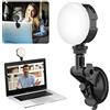 Marie Ann Ulanzi VIJIM VL69 - Kit di lampade a LED per videoconferenze, 2000 mAh, batteria per laptop, MacBook, computer, PC, desktop per lo streaming in tempo reale, luce video conference Light