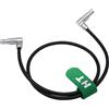HangTon 2 Pin Regolabile Ad Angolo Retto 12V Cavo di Alimentazione per ARRI Alexa Camera a SmallHD Monitor Teradek Bolt Bond Preston MDR4 60 cm