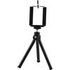 KONTONTY Supporto Mobile Telescopico per Smartphone e Tablet, Mini Treppiede da Tavolo Compatto per Fotocamera Digitale, Stabile e Portatile per Fotografia Indoor e Outdoor (nero