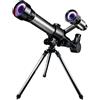 YangRy Telescope for Kids Telescopes for Adults Astronomical Telescopes, Children's Entry-level High-definition Astronomical Telescopes, Can Observe The Stars At High Magnification,Birthday New Year Gif