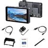 Plyisty Monitor Da Campo Per Videocamera, 1500 Nit, 1080P, 16:9, Touchscreen Da 6 Pollici, Supporto Per Ingressi/Uscite 4K HDMI / 3G SDI, Jack Per Cuffie Stereo Da 3,5 Mm