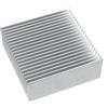 SGerste Lega di alluminio Dissipatore di Raffreddamento Pad per Ad Alta Potenza LED IC Chip Cooler Radiatore Dissipatore di Calore 60 * 60 * 22.5mm