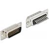 DeLOCK D-Sub HD 26 pin connettore in metallo, versione saldata, 4 pezzi