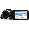 ZDAGELD Videocamera Digitale 4K, Videocamera da 48 MP con Zoom Digitale 18x, Time Lapse, WiFi, Controllo APP, Schermo Ribaltabile a 270°