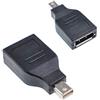 Oiyagai 1 Pezzo Adattatore Mini Display Port Maschio a Display Port Femmina per HDTV