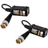 ENVIO COPPIA TRASMETTITORI BNC VIDEO BALUN 5 MP AHD TVI CVI CVBS VIDEOSORVEGLIANZA