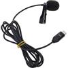 FHGSPQWM Microfono lavalier da bavero con pickup omnidirezionale, antivento, per action camera a 360 gradi, riduzione del rumore, cattura uditiva