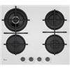 Hoover HVG6BR4C3W - Piano Cottura 4 Fuochi Gas 60 x 51 cm Vetro Temperato Bianco