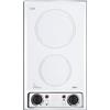 SUMMIT APPLIANCE Summit CR2B120WH - Piano cottura elettrico, 2 fuochi, larghezza 30,5 cm