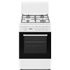 Nikkei SN554WG - Cucina a gas con forno a gas, 50x50 cm, colore Bianco