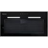 GLOBALO Cappa aspirante, cappa da incasso per cucina, con illuminazione, larghezza di installazione 60 cm, 3 livelli di potenza, Orivio 60.1 Black, nero [Classe di efficienza energetica B]