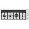 Foster Piano Cottura 4 fuochi a Gas da 117 cm Piano Inox Spazzolato