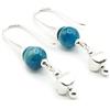 MEKI`S Orecchini Apatite Blu e Argento 925