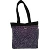 C'era una volta un filo Tote bag in ciniglia lavorata a mano ad uncinetto (grigio)