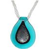 Generic Venetiaurum - Collana Offerta Girocollo Multifili in Vetro Originale di Murano e Argento 925 - Gioiello Made in Italy Certificato