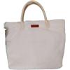 C'era una volta un filo Tote bag in ciniglia lavorata a mano ad uncinetto (pellicciotto)