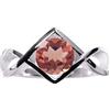 GEMS VIBES Anello in Zultanite che cambia colore Anello in argento sterling 925 per donna Anello con pietra preziosa multicolore Regalo di promessa per lei Elegante anello in Zultanite (rodio nero) 7
