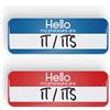 Generic HELLO MY PRONOUNS ARE IT/ITS distintivo pronome perno o calamita da frigo, 25x70mm, LGBTQ+, LGBT