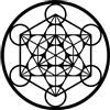 Stileitaliano Cubo di Metatron Originale vero legno naturale decorazione murale adesiva design casa parete muro arcangelo oggetti yoga