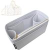 Divitize Premium Organizer compatibile con Keepall 25/35/45/50/55/60/City - in Feltro Morbido, Base Rinforzata, Rivestimento Totale, 24+ Colori (White, Keepall 45)