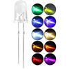 Generic 500 pezzi Diodi led 5 mm 3v ideali per modellismo presepi diorami plastici