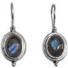 Bijoux et Objets Orecchini con labradorite in argento 925 - Dimensione della pietra 7x9mm
